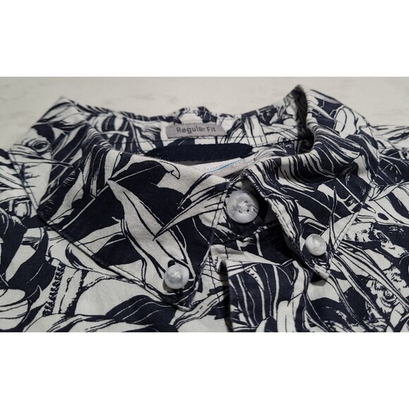 Columbia Rapid Rivers Regular Fit Button Up Size Medium Tropical Hawaiian NWOT - Picture 7 of 9